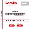 Karella tela šípok Classic Line PLS-08 16g