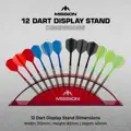 Mission Station 12 - Acrylic Darts Display - Blue