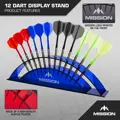 Mission Station 12 - Acrylic Darts Display - Blue