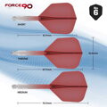 Mission letky Force 90 Gradient Red No.6
