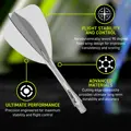 Winmau letky Fusion Arrow Clear