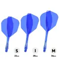Winmau letky Fusion Blue No.6