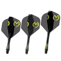 Winmau letky Fusion MvG Design Black & Green No.2