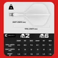 Target letky K-Shift White No.2