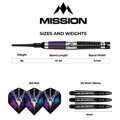 Mission šípky Occult soft 18g