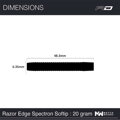 Red Dragon šípky Razor Edge Spectron soft 20g