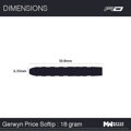 Red Dragon šípky Gerwyn Price soft 20g