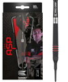 Target šípky Nathan Aspinall Black 80% Soft 18g