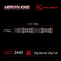 Winmau šípky Mervyn King SE soft 22g