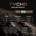 Mission šípky Tycho steel 22g