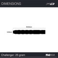 Red Dragon šípky Gerwyn Price Iceman Challenger steel 25g