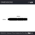 Red Dragon šípky Gerwyn Price Avalanche Pro steel 25g