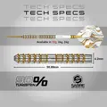 Red Dragon šípky Paradym Gold Parallel steel 22g