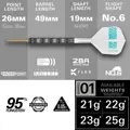 Target šípky Rob Cross 95K SP steel 25g