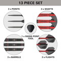 Target šípky Scope 02 SP steel 25g