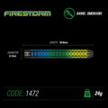 Winmau šípky Firestorm steel 24g