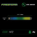 Winmau šípky Firestorm steel 26g