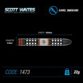 Winmau šípky Scott Waites steel 22g