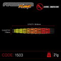 Winmau šípky Firestorm Flame steel 21g