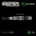 Winmau šípky Sniper SE steel 21g