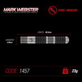 Winmau šípky Mark Webster Diamond steel 23g
