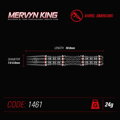 Winmau šípky Mervyn King SE steel 24g