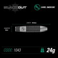 Winmau šípky Blackout 1043 steel 24g