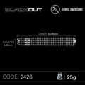 Winmau šípky Blackout steel 25g