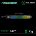 Winmau šípky Firestorm steel 23g