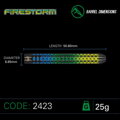Winmau šípky Firestorm steel 25g