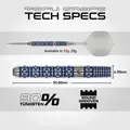 Winmau šípky Lunaris Parallel SP steel 23g
