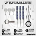 Winmau šípky Lunaris Parallel SP steel 23g