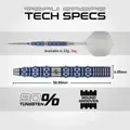 Winmau šípky Lunaris Tapered SP steel 24g