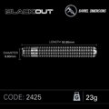 Winmau šípky Blackout steel 23g