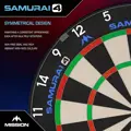 Mission sisalový terč Samurai 4 White
