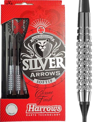 Harrows šípky Silver Arrows soft 14g K