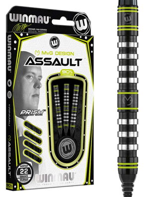 Winmau šípky Assault MvG soft 22g