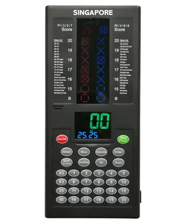 XQ Max počítadlo Singapore Darts Counter