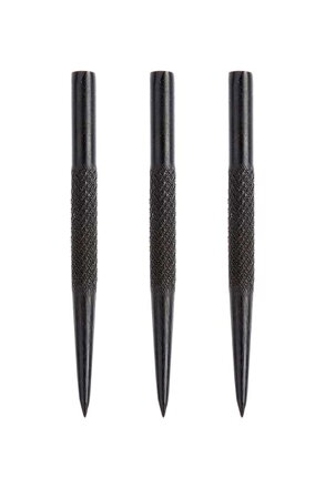 Winmau hroty steelové Black Knurled 32 mm