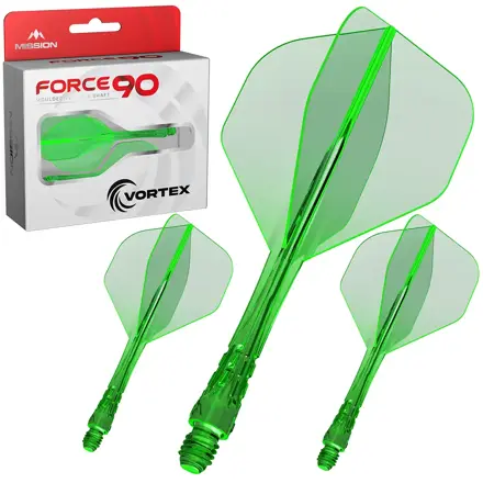 Mission letky Force 90 Vortex Clear Green No.2