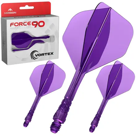 Mission letky Force 90 Vortex Clear Purple No.2