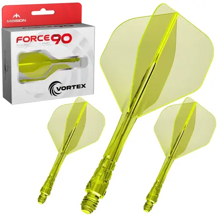 Mission letky Force 90 Vortex Clear Neon Yellow No.2