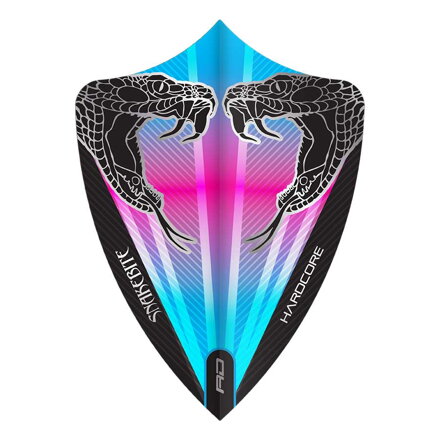 Red Dragon letky Hardcore Snakebite Pink & Blue Freestyle