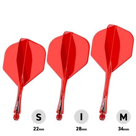Winmau letky Fusion Red No.2