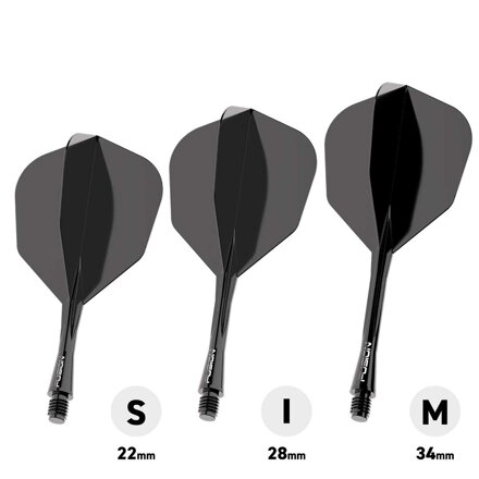 Winmau letky Fusion Black No.6