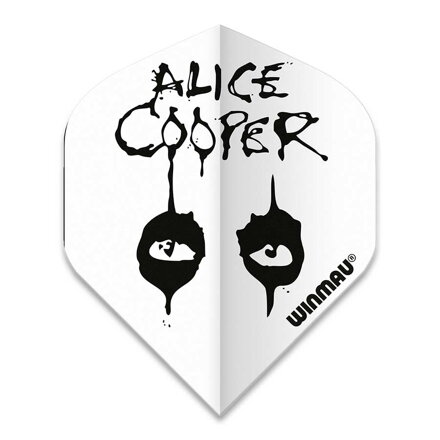 Winmau letky Rock Legends Alice Cooper White