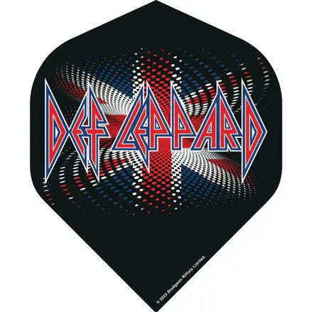 Def Leppard Dart Flights Official Licensed No.2 Union Jack