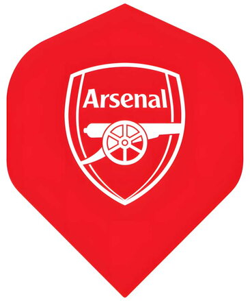 Arsenal FC Dart Flights Official Licensed No2 The Gunners Red