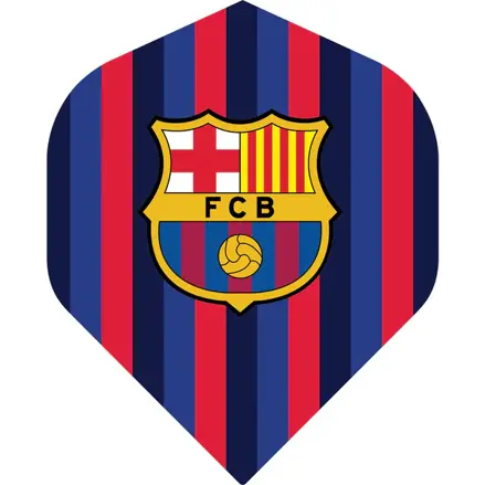 FC Barcelona Official Licensed BARÇA Dart Flights No.2 Striped with Crest