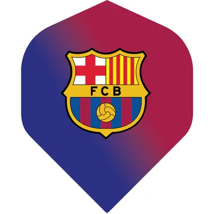 FC Barcelona Official Licensed BARÇA Dart Flights No.2 Shaded with Crest